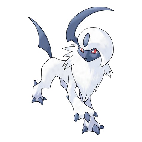 Absol official artwork, a popular shiny hunting target in Pokemon GO
