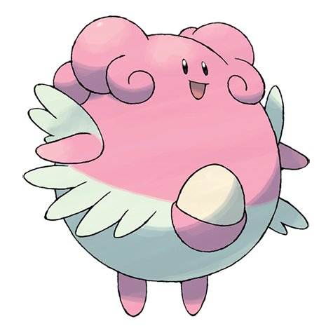 Blissey official artwork, one of the best Gym defenders in Pokemon GO