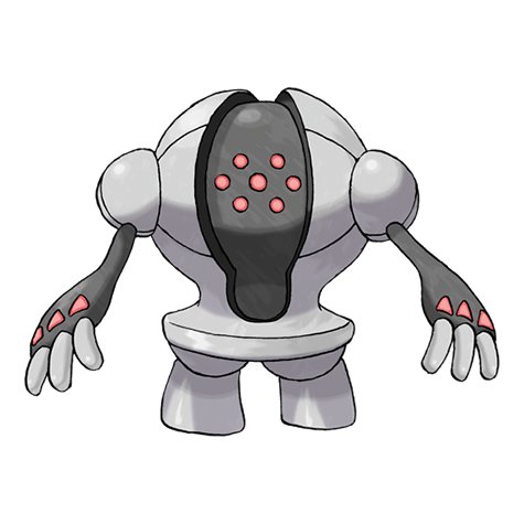 Registeel official artwork, a top Pokemon GO Ultra League PvP pick