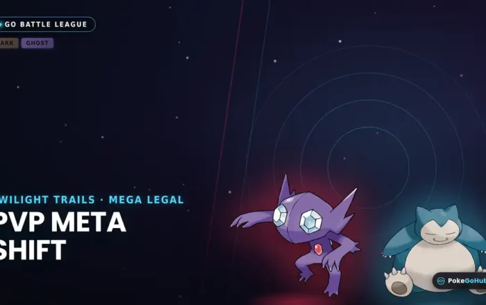 Snorlax protagonista de la guia de temporada GBL Twilight Trails de Pokemon GO PvP