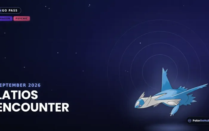 Latios legendario protagonista del GO Pass de Pokemon GO de septiembre 2026